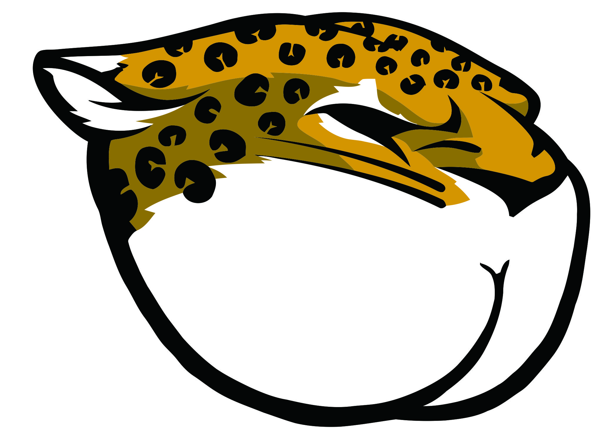 Jacksonville Jaguars Butts Logo fabric transfer